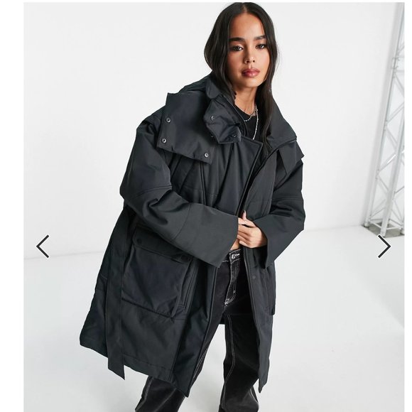 Nike Jordan 23 Engineered Women's Parka In Black - Picture 4 of 15